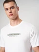 Футболка хлопковая длинная мужская Jack & Jones 12284422 L Bright White (5715724545571) - изображение 4