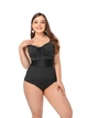 Слитный купальник Fuba 9108355 Черный 54 (4XL) ;бедра 116-120 см грудь 2B-3C-4D - изображение 8