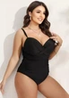 Купальник злитний Fuba 23087143 Чорний 4XL (56) стегна 121-125 см груди 5E-6F - зображення 5