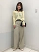 Кардиган женский Uniqlo 623965835 2XL Желтый (1159842914) - изображение 5