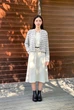 Кардиган женский Uniqlo 107786165 M Черный с молочным (1159842971) - изображение 11