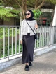 Кардиган женский Uniqlo 107786165 M Черный с молочным (1159842971) - изображение 14