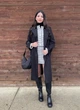Кардиган женский Uniqlo 107786165 M Черный с молочным (1159842971) - изображение 18