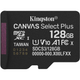 Карта памяти Kingston 128GB microSDXC class 10 UHS-I U3 V30 A1 Canvas Select Plus (SDCS3/128GB) - изображение 1