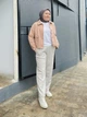 Куртка демисезонная короткая женская Uniqlo 217312482 M Розовая (1159843019) - изображение 8