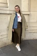 Тренч женский Uniqlo 58952161 2XL Бежевый (1159843386) - изображение 12