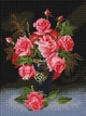 Алмазна мозаїка на підрамнику ColorArt Троянди у вазі 30x40 STP418 + Подарунок лак для покриття - зображення 2