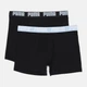 Набор трусов боксеров мужских хлопковых Puma Men Everyday Basic Boxer 2P 93832035 L 2 шт Black/Blue (8720245967921) - изображение 1