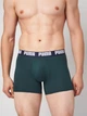 Набор трусов боксеров мужских хлопковых Puma Men Everyday Basic Boxer 2P 93832037 S 2 шт Green/Blue (8720245967969) - изображение 2