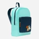 Детский рюкзак Nike Y Nk Classic Bkpk - Bubble 16L FZ7254-300 Бирюзовый/Темно-синий (197596237504) - изображение 5