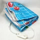 Электропростынь электрическая простынь с подогревом Electric Blanket 170х150см голубая клетка - изображение 4