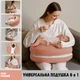 Преміум-Подушка 6 в 1 для годування немовлят (рожева) - зображення 2