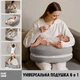 Преміум-Подушка 6 в 1 для годування немовлят (сіра) - зображення 2