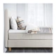 Двоспальне ліжко IKEA LAUVIK 140x200 см Hafslo середньої твердості бежевий BÄtsfjord 192.507.63 - зображення 2