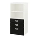 Шкаф с ящиками IKEA STUVA / FRITIDS с поверхностью для рисования 60x50x128 см белый черный 292.622.56 - изображение 1