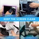Микрофибра для ноутбука салфетка накладка для очистки экрана ноутбука Aplle Ipad Iphone MacBook объектива фотоаппарата очков 2 шт - изображение 2