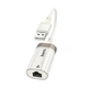 Адаптер переходник Hoco UA41, USB to RJ-45, 100 mbps, apricot - изображение 2