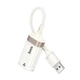 Адаптер переходник Hoco UA41, USB to RJ-45, 100 mbps, apricot - изображение 4