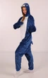 Женская кигуруми пижама взрослая и подростковая Kigurumi Акула Взрослая Синий M 155-165 см. (1064) - изображение 4