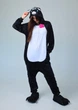 Женская кигуруми пижама взрослая и подростковая Пижама Kigurumi Котик на змейке Черный XL 175-185 см. (1074) - изображение 6
