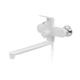 Змішувач для ванни Plamix Lucas-006 EURO SET White з шлангом, лійкою та кронштейном (PM0709) ( 26662 ) - изображение 4