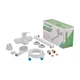 Змішувач для ванни Plamix Lucas-006 EURO SET White з шлангом, лійкою та кронштейном (PM0709) ( 26662 ) - изображение 5