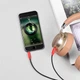 Аудиокабель Hoco UPA11 AUX audio cable Black (6957531079293) - изображение 4