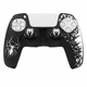 Защитный силиконовый чехол Marvel`s Spider-Man (Black/White) для геймпада Sony DualSense PS5 + накладки на стики - изображение 1
