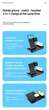 Беспроводная зарядка для Samsung S-series Galaxy Watch Buds 30w 5 в 1 S37 Будильник, часы, ночник, Док станция - изображение 5
