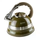 Чайник со свистком Edenberg EB-1958 3 л с турбо индукционным дном Olive (EB-1958) - изображение 1