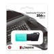 Флеш накопитель USB 256Gb Kingston DataTraveler Exodia M, Black/Teal, USB 3.2 Gen 1 (DTXM/256GB) - изображение 3