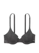 Бюстгальтер женский Victoria's Secret T-Shirt Demi Lightly Lined Bra Charcoal Heather Grey (36C) - изображение 3