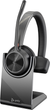 Zestaw słuchawkowy Bluetooth HP Poly Voyager 4310-M Microsoft Teams Certified USB-C Headset +BT700 dongle +Charging Stand (77Y97AA) - obraz 1