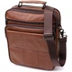 Удобная мужская сумка с ручкой для переноса в руке из натуральной кожи VINTAGE Bag 23025 Светло-коричневый - изображение 1