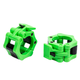 Замки для грифа с фиксатором Cbmmaker 50 мм 2 шт Зеленый (sv3876green) - изображение 1