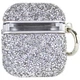 TPU чехол Bling World Rock Diamond для наушников AirPods 1/2 Серебряный - изображение 2
