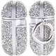 TPU чехол Bling World Rock Diamond для наушников AirPods 1/2 Серебряный - изображение 3