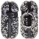 TPU чехол Bling World Rock Diamond для наушников AirPods 1/2 Черный - изображение 3