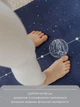 Коврик для йоги и фитнеса Lita Space Energy из натурального каучука и микрофибры | Home-версия, 183х68 см | Увеличенная ширина - изображение 5