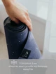 Коврик для йоги и фитнеса Lita Space Energy из натурального каучука и микрофибры | Home-версия, 183х68 см | Увеличенная ширина - изображение 6
