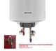 Водонагреватель Mixxus EWH-08100 ROUND DRY 100 л , 2,0 кВт, "сухой" ТЭН, вертикальный, цилиндрический, белый (WH0610) - изображение 5
