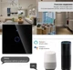 Вимикач світла сенсорний Palermo WiFi бездротовий розумний вимикач дистанційний smart switch перемикач з підсвіткою безпровідний смарт вайфай Tuya Smart Life вимикач одинарний чорний - зображення 11