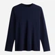 Лонгслив мужской H&M 1029317036c36 2XL Темно-синий (KC1000000054749) - изображение 3