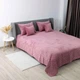 Покрывало на кровать VELOUR евро 240х220 см Ромб круглый однотонный Розовый - изображение 3