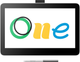 Tablet graficzny Wacom One 13 Touch (DTH134W0B) - obraz 1