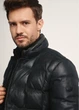 OCHNIK Чоловіча шкіряна куртка з коміром-стійкою KURMS-0315-5427-L чорна - зображення 4