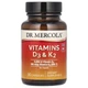 Вітаміни D3 і K2 Dr. Mercola (Vitamin D3 & K2) 5000 МО / 180 мкг 30 шт - изображение 1