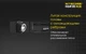 Ліхтар налобний Nitecore HC30 (Cree XM-L 2 U2, 1000 люмен, 8 режимів, 1x18650) - зображення 7