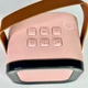 Колонка-караоке Bluetooth з бездротовим мікрофоном і RGB підсвіткою, портативна акумуляторна міні акустика з USB, AUX, TF, музична колонка з потужними басами для дітей і дорослих, Рожева, K24-MK12-Pink - зображення 7