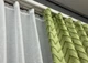 Комплект штор VR-Textil Лен Букле 150х270 2шт и Тюль 600х270 1805ш-115т Оливковый с белым 71-044/5 - изображение 8